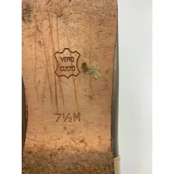 Enzo Angiolini Women's Leather Colorblock Liberty Loafer‎ Sz 7.5 metalic - Picture 8 of 8